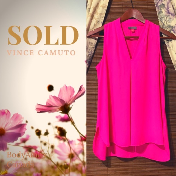 Vince Camuto Tops - Vince Camuto Sleeveless Pink Blouse